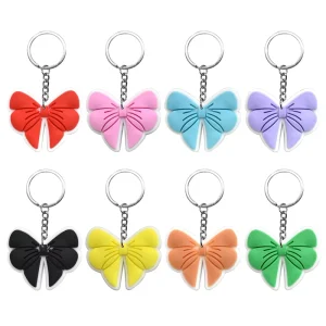 Designer Keychain Colorful Bow Series Fashionable Keychain for Creative and Exquisite