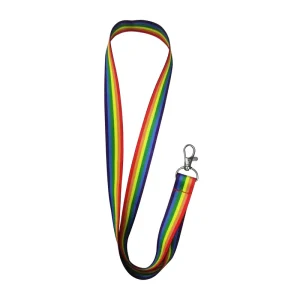 Designer Woven Eco Friendly Custom Logo Animal Breakaway Polyester Keychain Lanyard Thermal Transfer Printing for Promotion