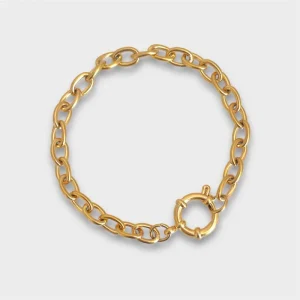Detachable DIY Stainless Steel Charm Bracelets with Pearl Oven Vacuum Plating Basic Trendy Fashion Jewelry