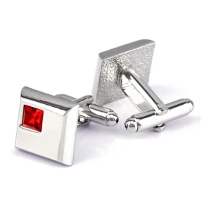 Diamond Cuff Links Custom Made Cuff-link Mens Shirt Button Tie Pin Cufflink Set