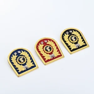 Die Cast Hard Enamel Metal Badge Custom Lapel Pin Brooch Durable Handcrafted Accessory for Uniform Decoration