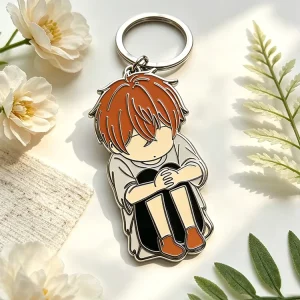 Direct Factory Custom Anime Boy Enamel Keychain Make Your Own Logo Design Hard Enamel Keychains