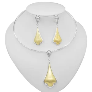Dubai Women Gold Plated Jewelry Sets Necklace Earrings Ring Bracelet Pendant African Bridal Wedding Jewelry Set