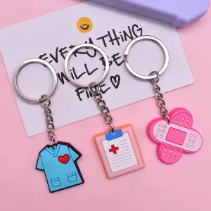 Durable Keychain Fashionable Portachiavi Stylish Colorful Trendy Mini Eye-catching Portable Keychain