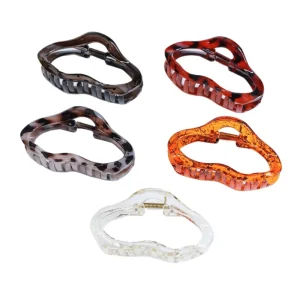 Durable Plastic Eco Friendly Daily Big Hair Claw Clips for Volume Casual Use Large Shark Design Bulk Thick Hair