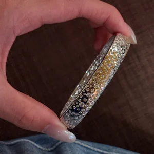 Durable Tarnish resistant Sparkling Crystal Ring Cubic Zirconia Engagement Ring Bracelet Set Fashion Jewelry Collection
