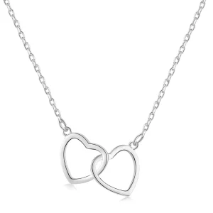 Dylam Fashion Gold Plated S925 Silver Jewelry Heart Shape Love Pendant Dainty Trendy Necklace for Women