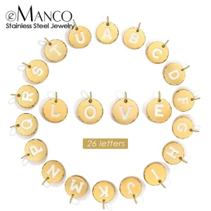 EManco Jewelry Accessories Simple Cute Fashionable Letters Women Jewelry Handmade Colorful Styling Cristamas Luxury Junk Charms