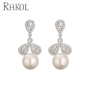 EP5286 High Quality Custom Fashion Design Big Pearl Beaded Dangle Women Drop Earrings