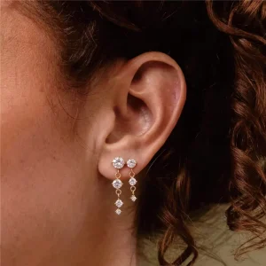 Ear Cuff Fashion Jewelry Earring Stud Earring for Women Cute Pearl Hoop Star Hoop Earring for Women Huggie Hoop Dangle Earring