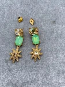 Earrings Ring and Fashion Brooch Vintage Necklace