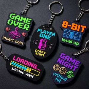 Eco Friendly PVC Keychain Sustainable Custom Logo Soft Rubber Keyring Personalized Design Green Gift REACH Certified Supplier