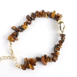 Eco Friendly Tiger Eye Bracelet Gift 14 Colors Shell Charm Handmade Ocean Style Natural Stone Color Crystal Agate Beads Bracelet