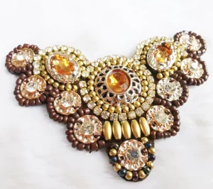 Economical Glass Beads Beaded with Drill Chain Decoration Glue on Sandal Shoes Vamp As Decoration