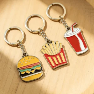 Edgy Personalized High Grade Metal Keychain Custom Logo Zinc Alloy Keyring Waterproof Alternative Branding Fashion Gift Factory