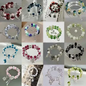 Elegant Beaded Jewelry Adjustable Fashion Charm Bracelet Personalized Stacking Bangle Fashion Bracelet