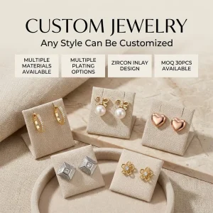 Elegant Bowknot Pearl Drop Earring for Women Heart Flower Hoop Studs Stainless Steel Wedding Party Trendy Jewelry