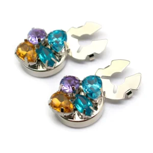 Elegant Crystal Diamond Button Cover Cufflink Custom Mens Suit Shirt Fashion Accessory Wedding Tuxedo Trendy Jewelry