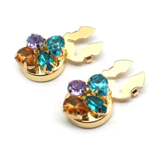 Elegant Crystal Diamond Button Cover Cufflinks Custom Men’s Suit Shirt Fashion Accessory Wedding Tuxedo Trendy Jewelry