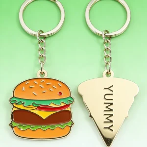Elegant Custom Metal Keychain Personalized Logo Zinc Alloy Keyring for Wedding Guests Anniversary Souvenir Gift Bulk Order