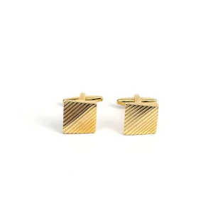 Elegant Embossed Copper Men’s Cufflinks European Inspired Formal Wear Accessories