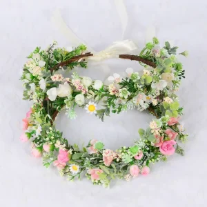 Elegant Fashion Lace Flower Girl Crown Hair Accessory