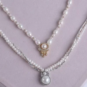 Elegant Fashion Pearl Necklace Jewelry Sweet Pearl Chokers for Women