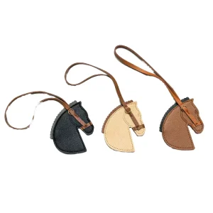 Elegant Horse Head Leather Bag Charm Designer Inspired Keychain Pendant for Handbags High Quantity Keychain for Luxury Bags
