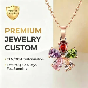 Elegant Niche Style Light and Luxurious Colorful Fashion Necklace Minimalist Design Exquisite Aesthetics Elegant Women’s