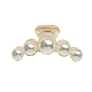 Elegant Retro Crystal Hair Clip Gold Plated High Glossy Pearl Hair Pins Fashionable Sexy Design Bling Hair Clips