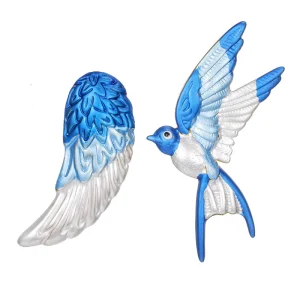 Enamel Gradient Bird Brooch Vintage Retro Fashion Niche High end Pin Accessories