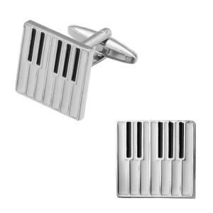 Enamel Piano Novelty Cufflinks Custom Mens Suit Shirt Wedding Tuxedo Jewelry Gift