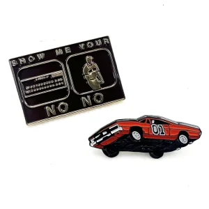 Enamel Pin Metal Souvenir Fashion Cartoon Car Brooch Badge Cute Design Anime Soft Hard Custom Enamel Lapel Pins