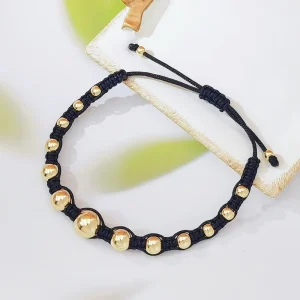 Ethnic Red String Bracelet with Elephant Charm Stackable Woven Bracelet for New Year Gift Bulk Orders