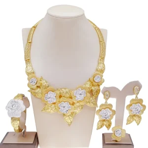 European American Trendy Jewelry Sets Fashion Necklace Set Women’s Jewelry Party Accessory
