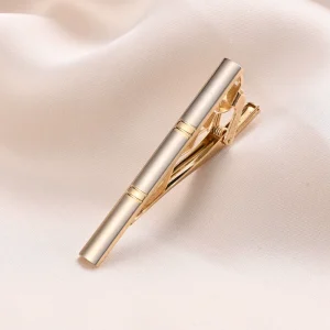 European and American Fashion Champagne Men’s Tie Clip Cufflink Set Gold-plated Tie Clip High-grade French Sleeve Nails Gift