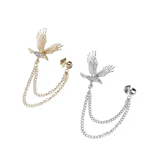 European and American Fashion Eagle Glasses Men’s Chain Brooch Suit Accessories for Suit Men