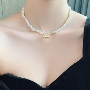 European and American Fashion Elegant Pearl Necklace Women’s Retro Pearl Bracelet