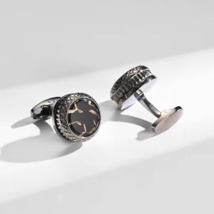 European and American Fashion Zircon Cufflinks High end Men’s Suit Shirt Accessories Classic Hawksbill Cufflinks