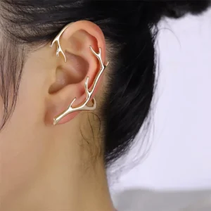 Exaggerated Design Tree Branch Ear Hanging Ear Bone Clip Geometric Fashion Ear Cuff Fine Jewelry Earrings