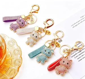 Exceptional Superior Long Lasting Nice Beautiful Unique Srecial Finely Polished Innovative Crystal Keychain Ocean Charm Pendant