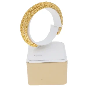 Exquisite Gold Plate Jewelry Set Hollow Out Bead Bracelet Alloy Jewelry Set Favors Women’s Costume Accessories B0236