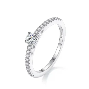 Exquisite Moissanite Rings 925 Sterling Silver VVS1 Diamond Women’s Fine Jewelry Ring