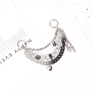 Exquisite Sweet Chain Bag Charm Butterfly Detail for Handbag Purse Backpack Luggage Keychain Holiday Accessories