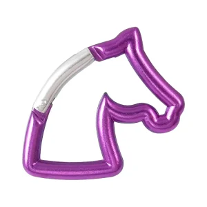 Exquisite Tough Fine Finished Lovely Purple Lightweight Portable Aluminum Carabiner Promotional Caribeener Keychain