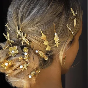 Eye-catching Women’s Hair Accessories Star Flower DIY Hair Accessories Wedding Party Alloy Hairpins Super Many Styles