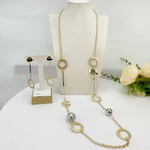 FHK24536 Unique Design Fashion Jewellery Set Luxury African Ladies Jewelry Sets Dubai Jewelry Sets