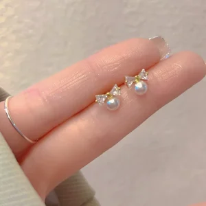 FY ED57 Earrings for Women Minimalist Design Cool Style S925 Fashionable Ear Accessories Factory Trendy
