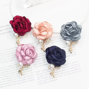 Fabric Brooches High Grade Alloy Brooches Cheongsam Accessories for Women Gift
