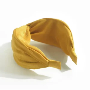 Fabric Cross Wide brimmed Unisex Headband with Hair Holes Solid Color All Seasons Fashionable Street Style Hair Accessories